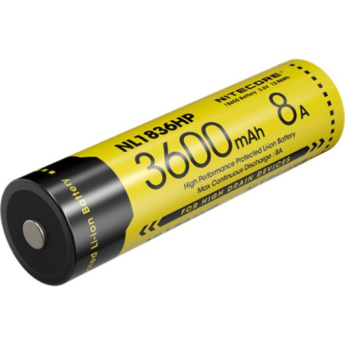 Аккумулятор NITECORE NL1836HP 18650 3600 мА·ч 8 А 16890