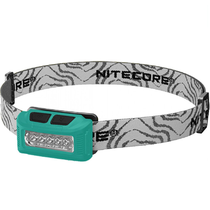 Налобный фонарь NITECORE NU10 Green High Performance, зелёный (15989)